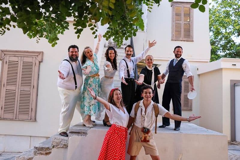 OPA ! Show de fête de mariage d'Athènes - avec danse, dîner et assiettes fracassantes