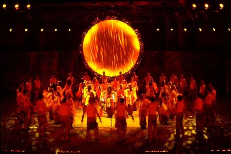 Fire of Anatolia Spectacle au Théâtre antique d'Aspendos depuis Alanya