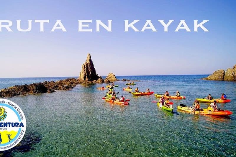 Kayak y snorkell POR las mejores calas DEl Parque Natural Cabo de Gata