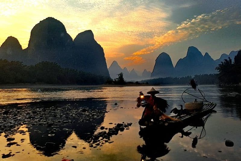 Visite privée de 2 jours de photographie de Guilin (lever et coucher du soleil)