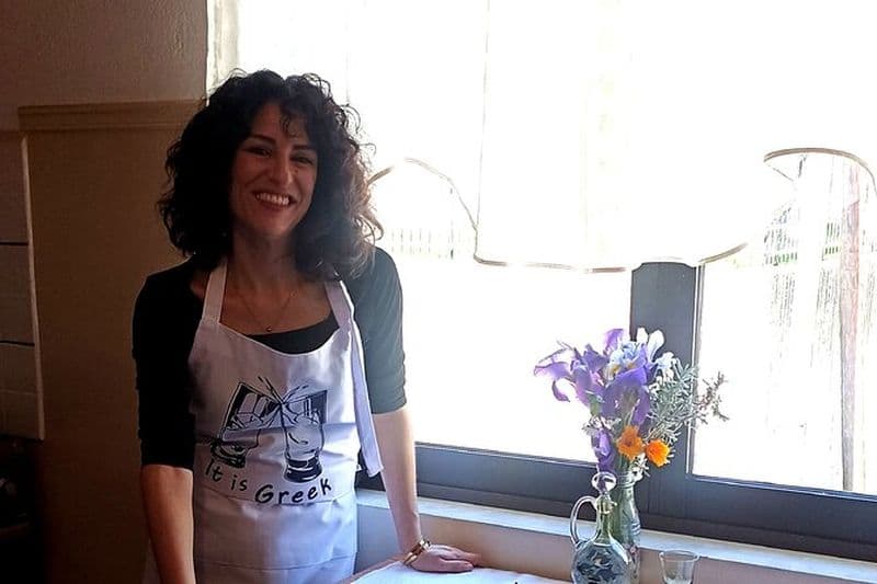Cours de cuisine et dîner avec Giota à Ioannina