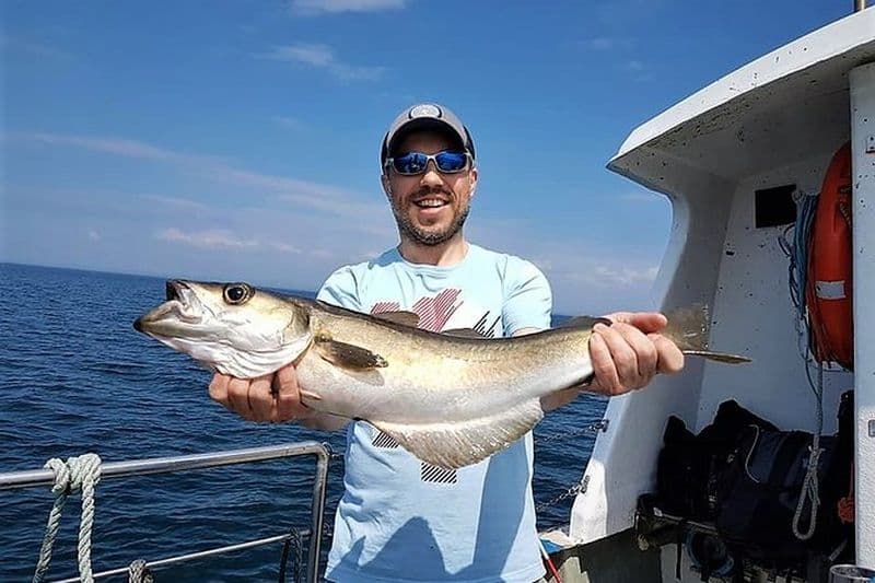 Pêche en haute mer dans la baie de Galway. Galway. Guidé privé. Journée complète / demi-journée.