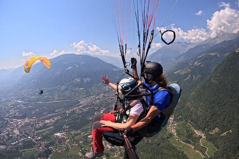 Vol en parapente en tandem à Dorf Tirol, Merano