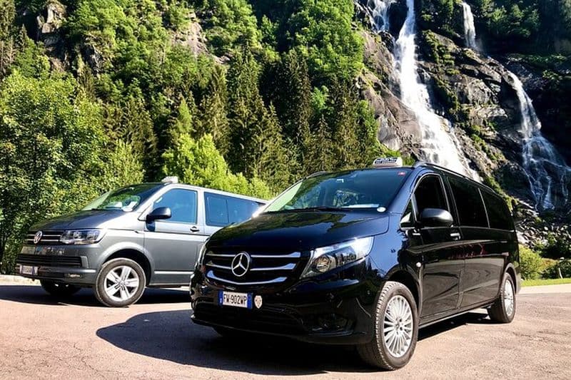 Taxi des aéroports et des gares vers Madonna di Campiglio et Pinzolo