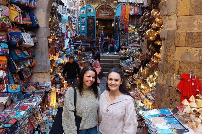 Visite guidée shopping VIP du Caire Marché de Khan El-Khalili avec déjeuner