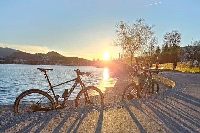 Explorez les trésors cachés de Lucerne Tour à vélo au coucher du soleil