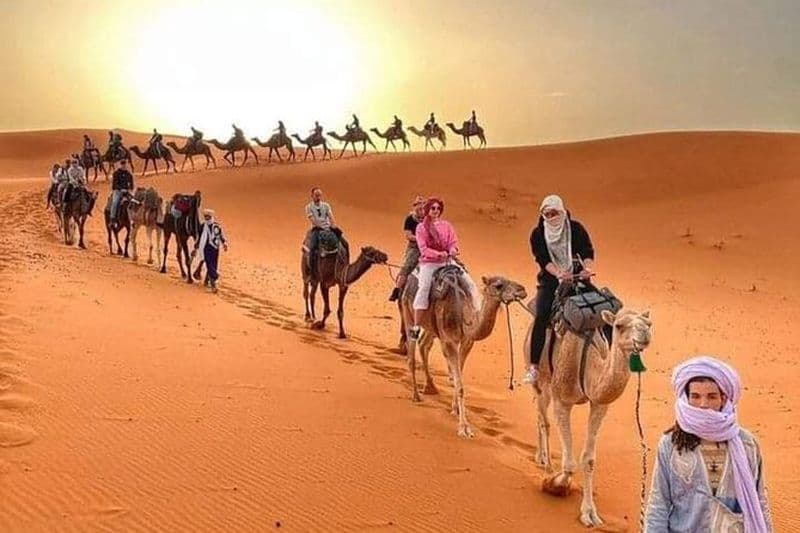 Aventure de 2 jours dans le désert du Sahara de Fès à Merzouga avec Camel Trek