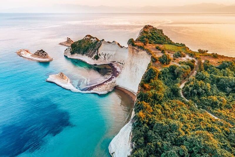 Excursion à Corfou : Paleokastritsa, ville de Corfou et séjour à la plage