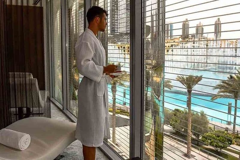 Burj Khalifa - Le massage balinais du Burj Club