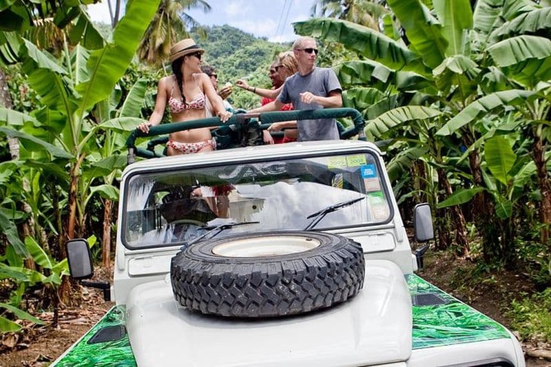 Soufrière Volcan Jeep Safari
