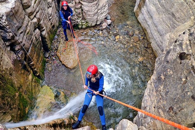 Excursion canyoning dans la région de Zagori en Grèce - Section A