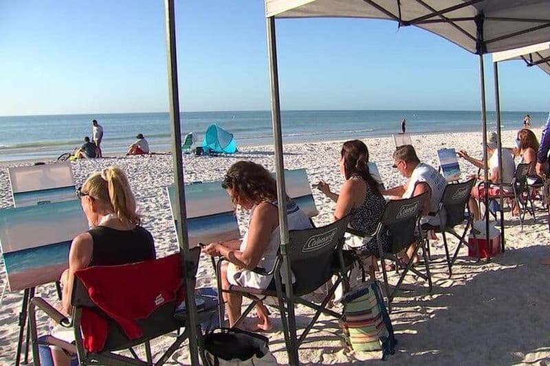 Marigot Bay Coucher de soleil Gorgée et peinture à Sainte-Lucie