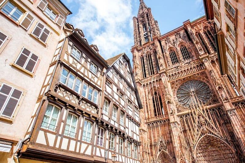 Visite à pied de Strasbourg Petite France, barrage Vauban et cathédrale