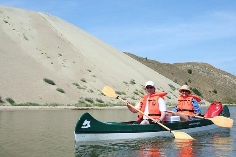 Dunes de sable intactes - visite guidée en canoë sur le site de l'UNESCO