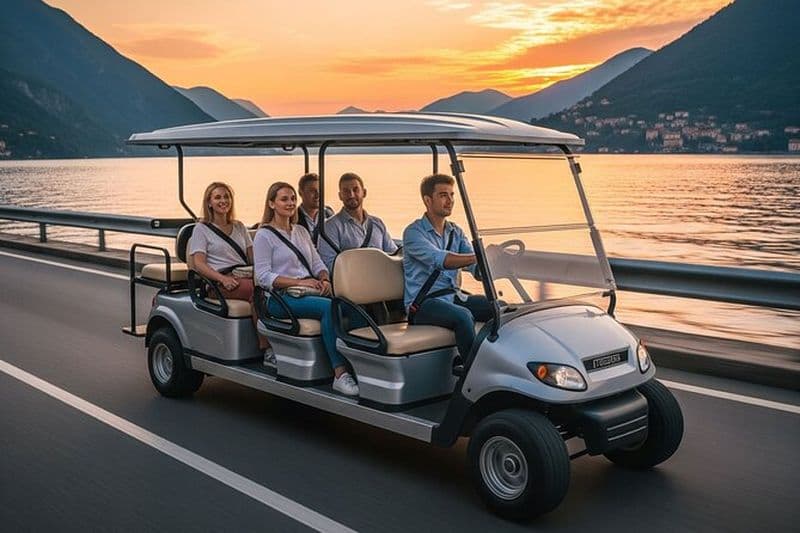 Partez à la découverte de l'histoire, de la culture et des panoramas en voiturette de golf.