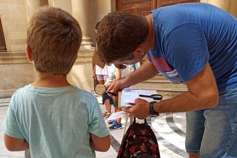 La chasse aux dieux de l'Olympe, chasse au trésor pour les familles, prive