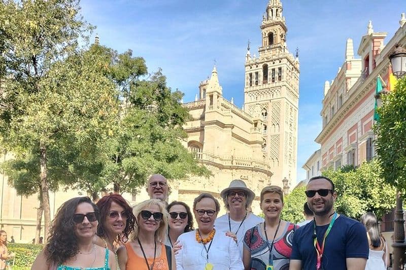 Séville au départ de Cadix, Gui DEd Tour de la cathédrale et Plaza de España