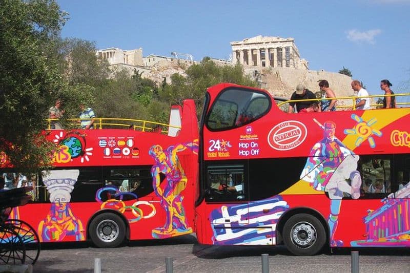 Visites de la ville Athènes, Le Pirée et la plage Riviera Hop-On Hop-Off Bus Tours