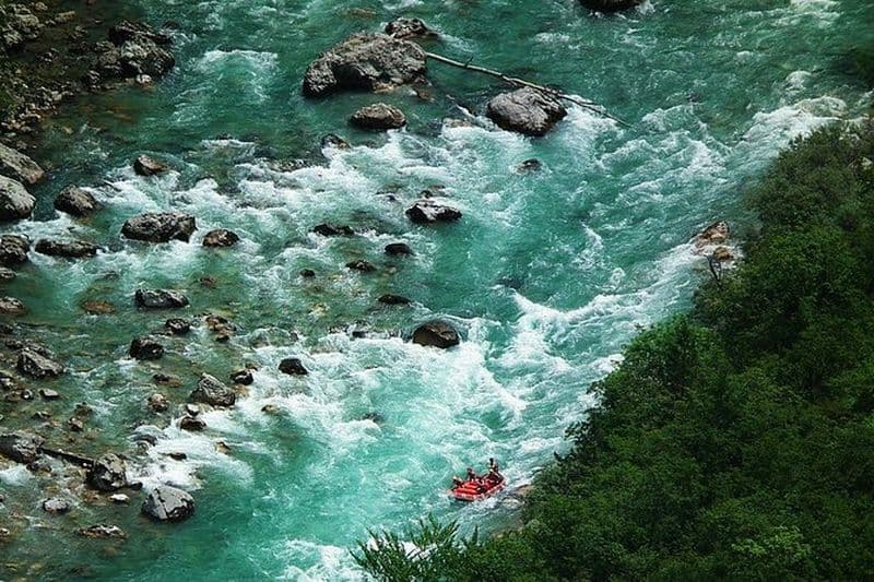 Excursion d'une journée à Rafting sur la rivière Tara au départ de Kotor