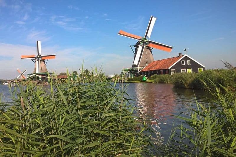 Visite en petit groupe des moulins à vent, sabots et fromage Néerlandais Zaanse Schans au départ d'Amsterdam