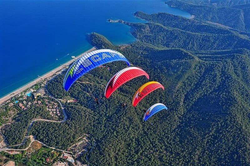 Antalya Tahtalı Summit Tandem Parapente avec téléphérique Transfert