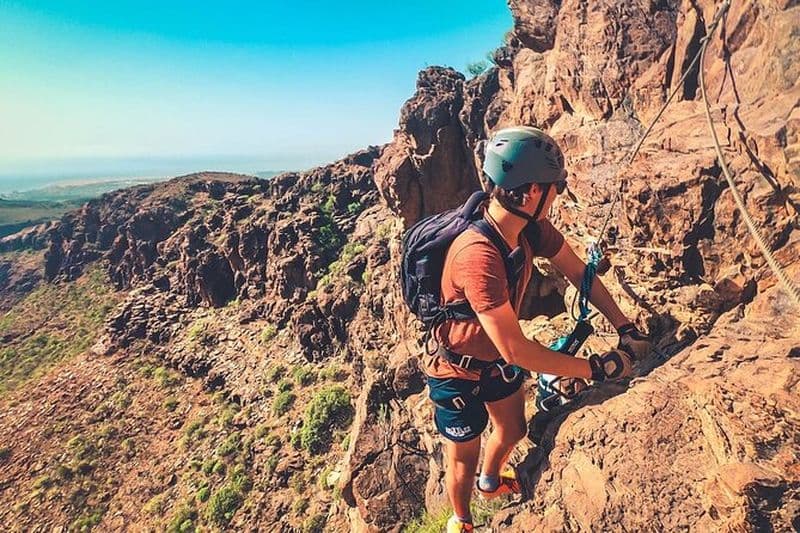 Top Vía Ferrata pour débutants à Gran Canaria ツ