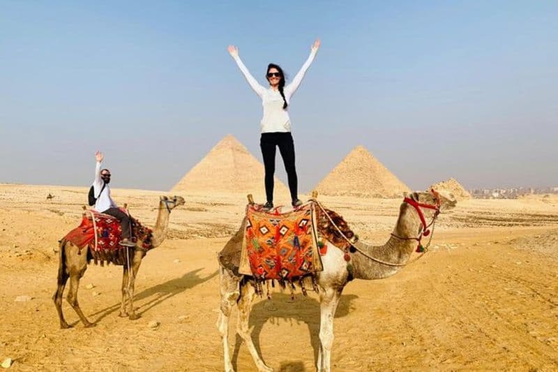 Pyramides de Gizeh - Sphinx, Saqqarah et Memphis