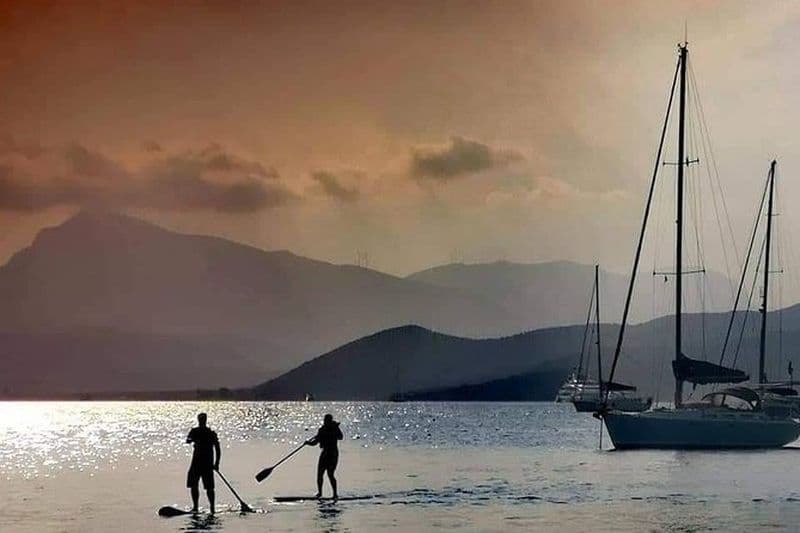 Stand Up Paddle à Poros / Όρθια Κωπηλασια στον Πορο