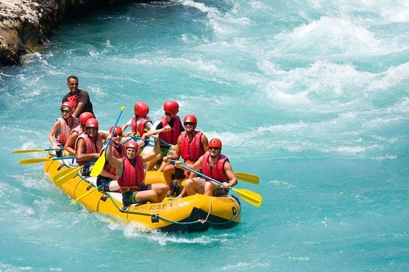 Excursion en famille en rafting au Köprülü Canyon Incl. Déjeuner de côté