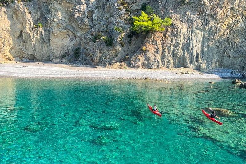 Excursion en kayak de mer sur l'île Saint-Nicolas