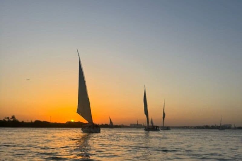 Balade relaxante en felouque sur le Nil avec pick-up au Caire