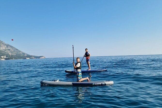 Premier cours de SUP-Board à Budva