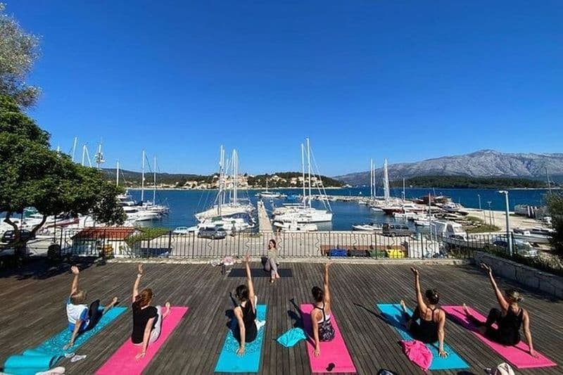 7 jours en stage de yoga sur l'île de Korcula