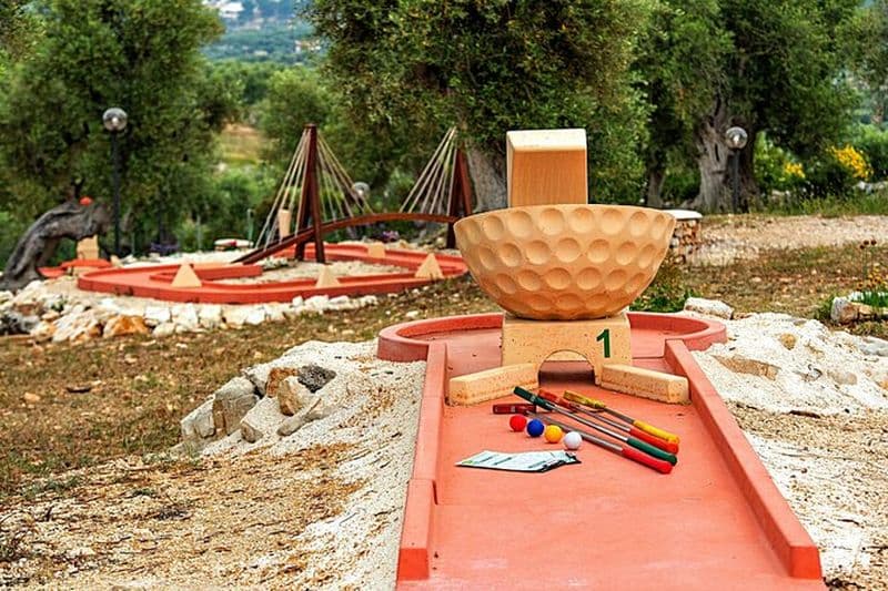 Dégustation de notre huile et jeu de golf aventure 18 trous