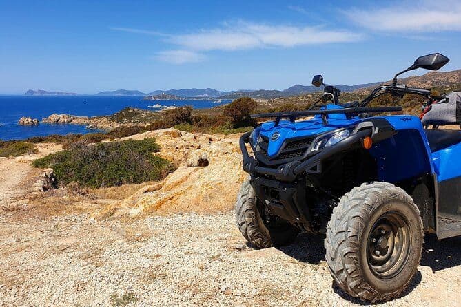 Cagliari : aventure de 5 heures en quad Expérience privée Excursion en bord de mer