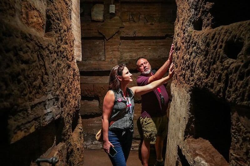 Rome Catacombes et cryptes capucines Visite VIP en groupe avec transferts
