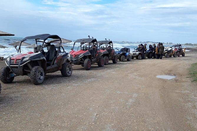 Billet 2 heures d’excursion en quad et en buggy au bord de la mer à Paphos