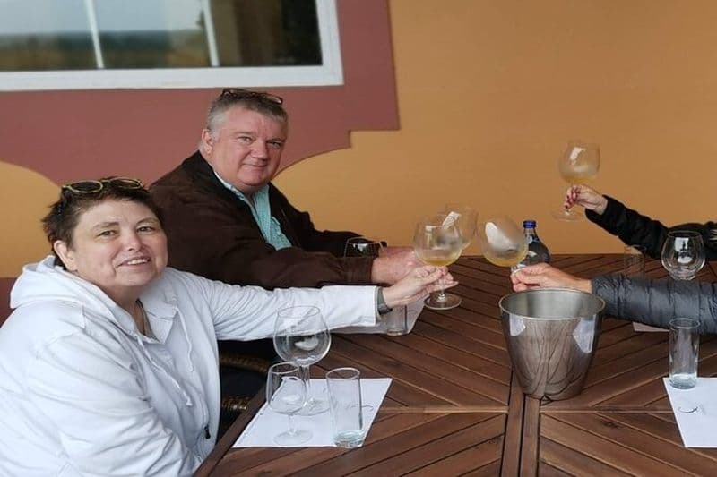 Visite privée d'une demi-journée de fabrication de vin et de carrelage traditionnel