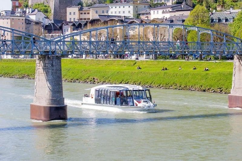 Croisière, château de Hellbrunn et jeux d'eau des fontaines de renommée mondiale à Salzbourg