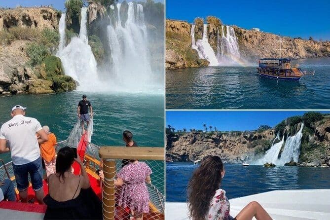 Antalya Waterfall Boat Tour avec déjeuner et boissons non alcoolisées et transfert