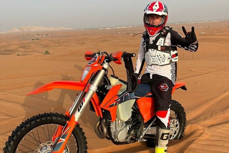 Dubaï : balade en motocross KTM Desert Dirt Bike
