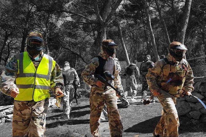 Paintball sur l'île de Hvar