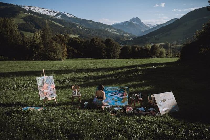 Atelier de peinture créative à l'écurie créative Créez votre œuvre d'art