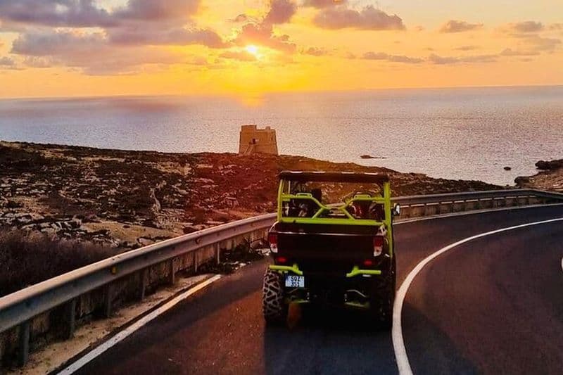 GOZO & Blue Lagoon Jeep Sunset Safari (visite des grottes de Comino)
