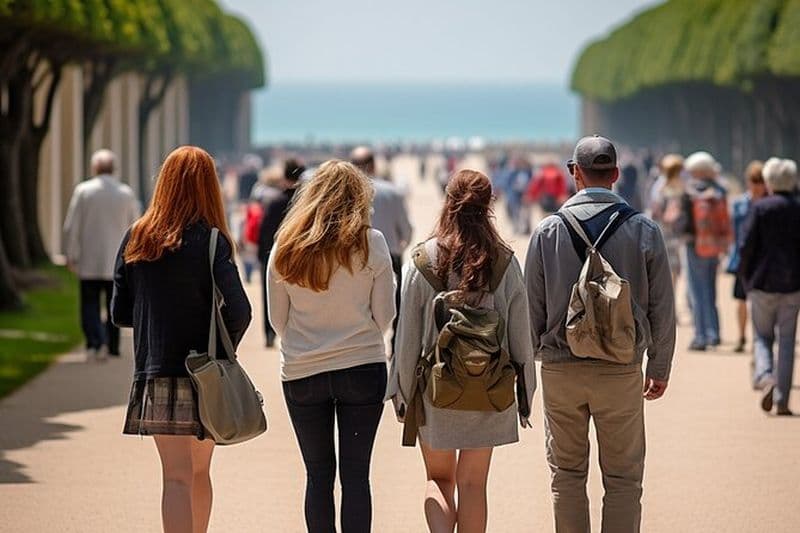 Visite guidée à pied de 2 heures au cimetière américain d'Omaha Beach