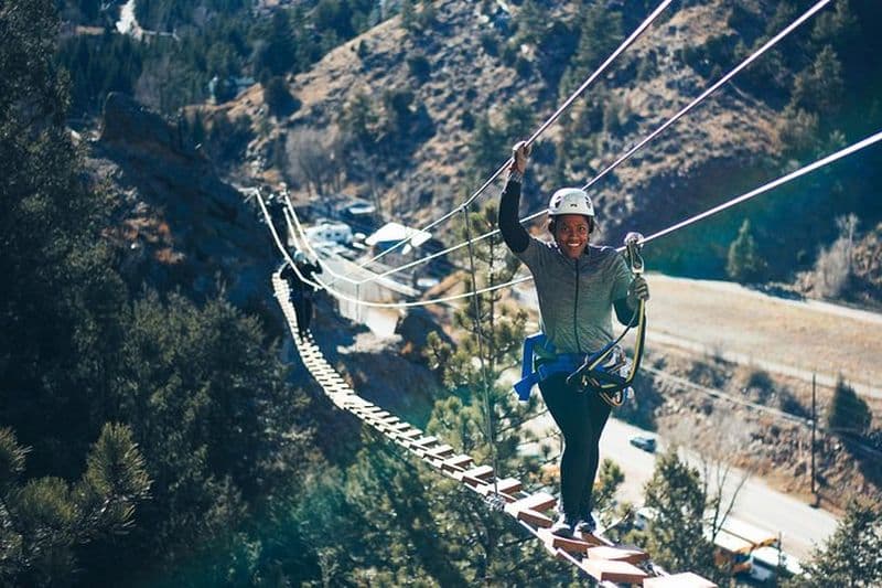 Expérience d'escalade de via ferrata sur le mont Blue Sky à Idaho Springs