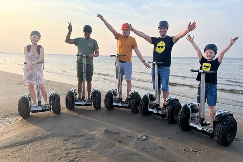 Visite privée en Segway en mer Baltique depuis la Lettonie