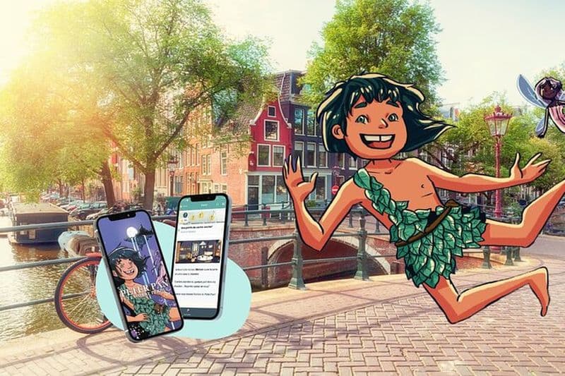 Escape game enfant dans la ville d'Amsterdam Peter Pan