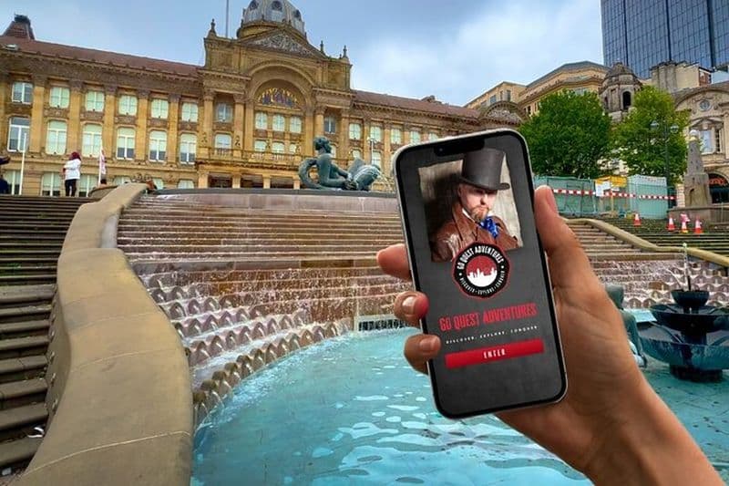 Visite autoguidée de la ville de Birmingham et chasse au trésor interactive
