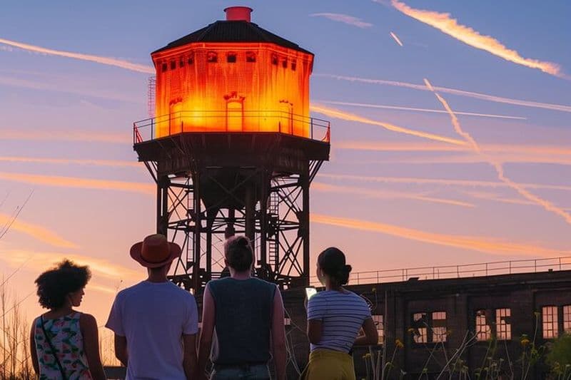 Rallye urbain privé de livres audio autour de la Jahrhunderthalle à Bochum